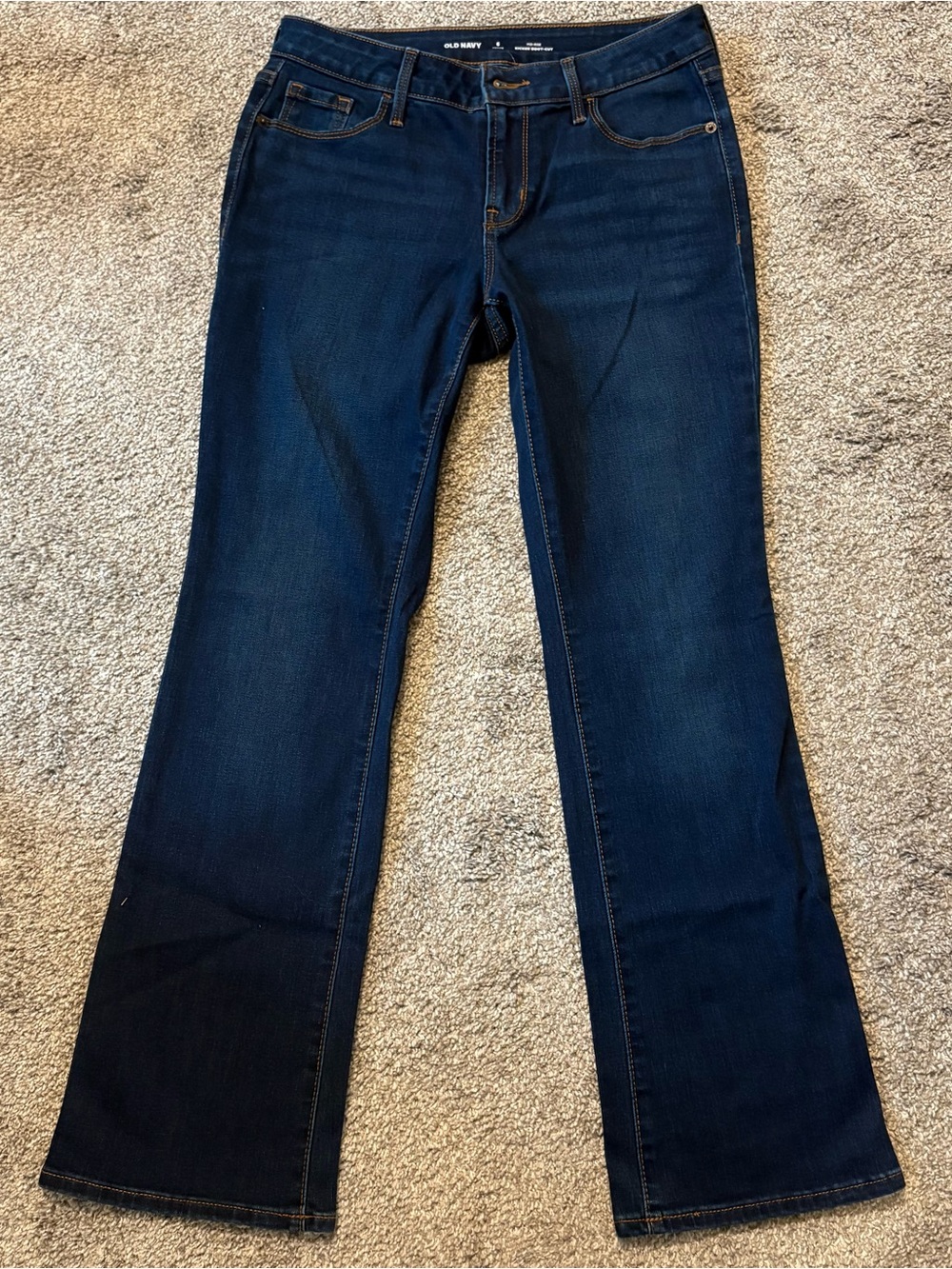 Old Navy Dark Blue Wide Leg Jeans